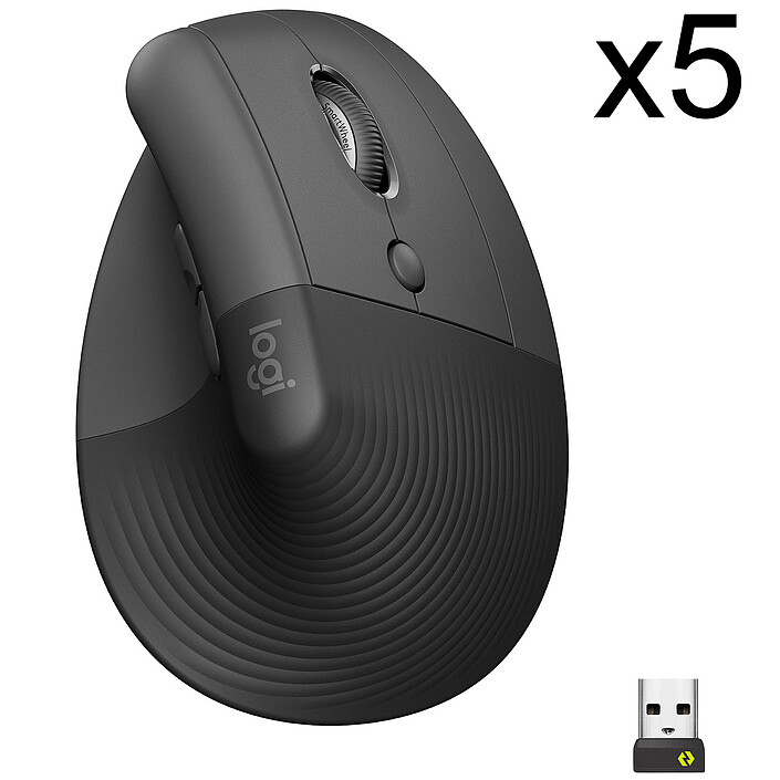 Logitech Lift (grafito) (x5)