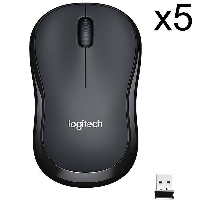 Logitech M220 Silent (Noir) (x5)