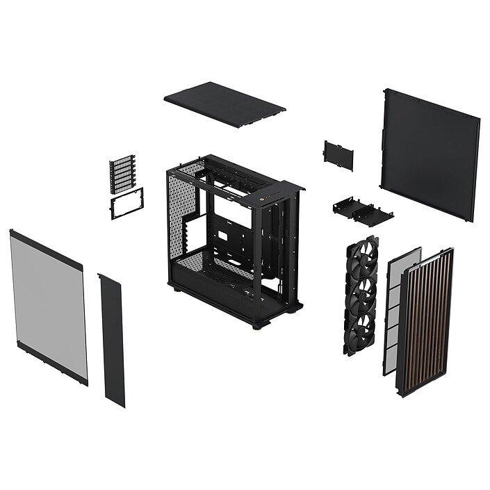 Fractal Design North XL TG Charcoal Dark pas cher