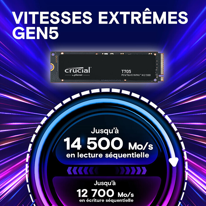 Avis Crucial T705 2 To