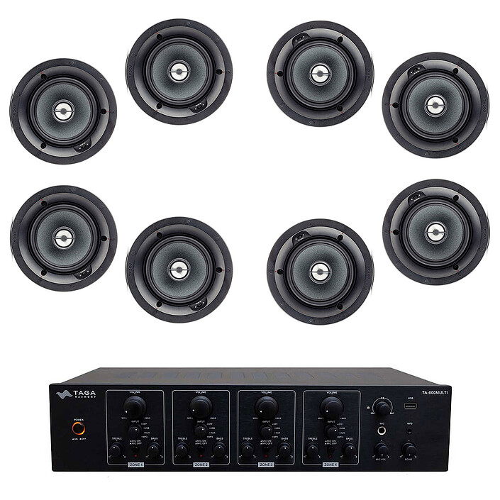 Taga Harmony TA-600multi + Focal 100 ICW 5 (x8)