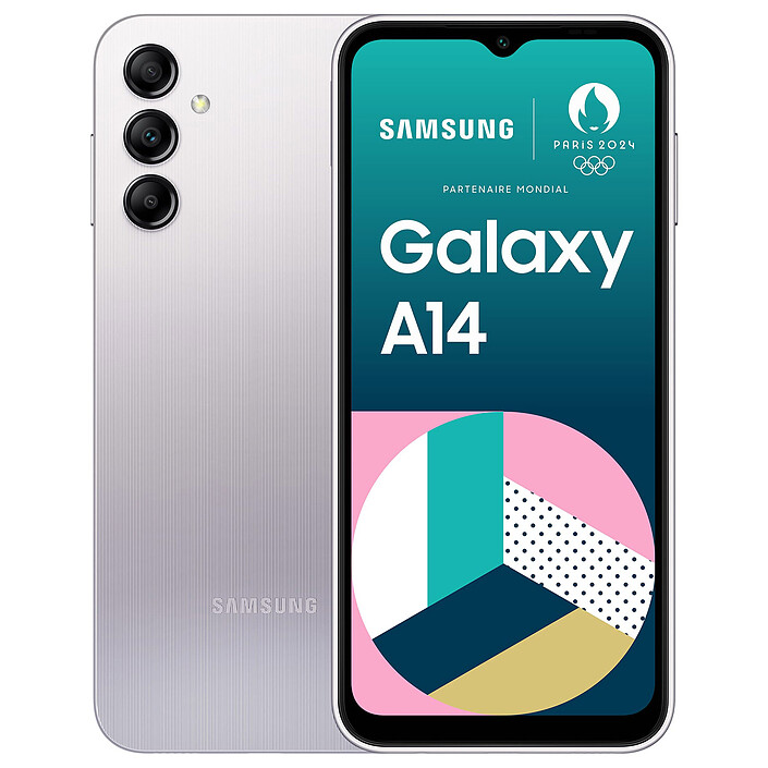 Samsung Galaxy A14 Argent · Reconditionné
