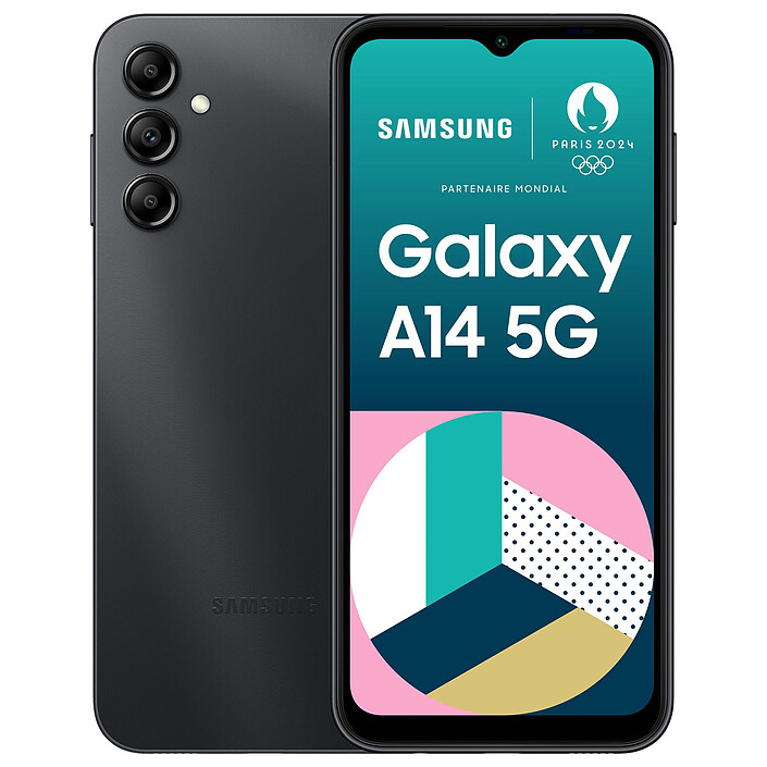 Samsung Galaxy A14 5G Noir (4 Go / 64 Go) · Reconditionné