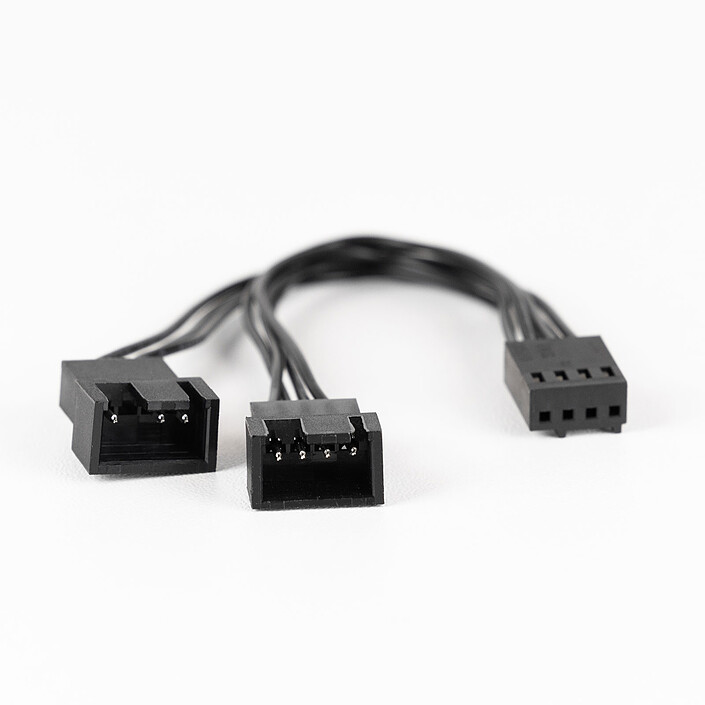 Connettore doppio per ventole PWM a 4 pin di Textorm TXCI2FAN4