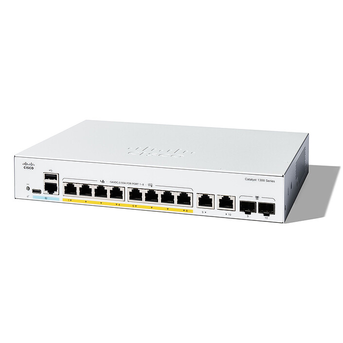 Cisco Catalyst 1300 C1300-8FP-2G 