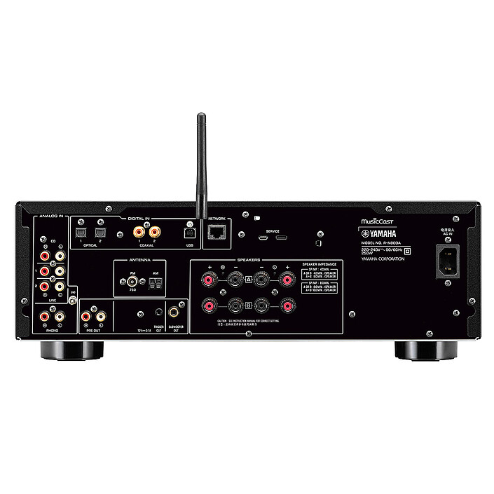 Avis Yamaha R-N800A Argent + Klipsch RP-8000F II Noyer