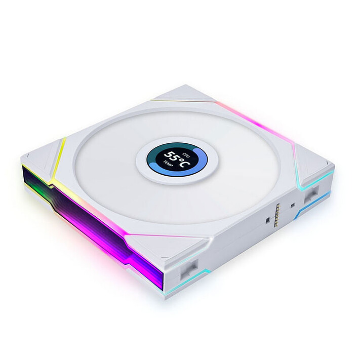 Review Lian Li Uni Fan TL140 LCD Reverse Blade (white)