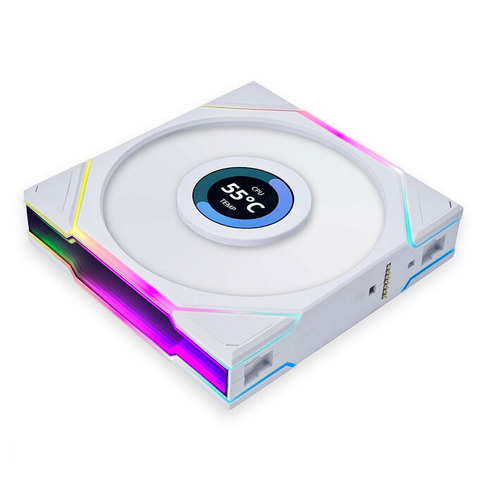 Acheter Lian Li Uni Fan TL120 LCD (blanc) - Pack de 3