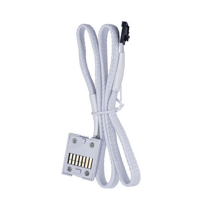 Lian Li Uni Fan TL120 LCD (blanc) - Pack de 3 pas cher