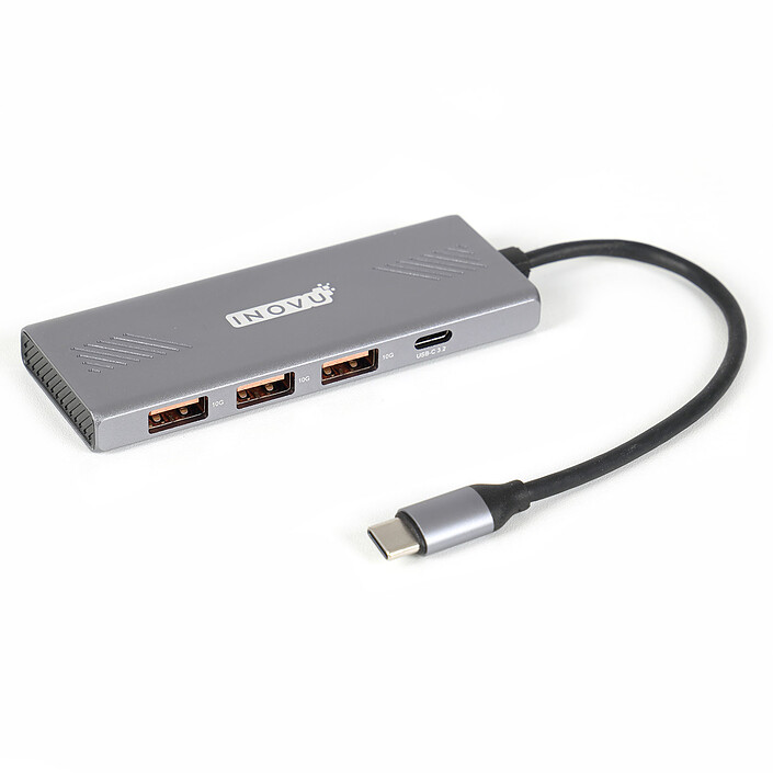 Hub USB-C INOVU per 3x USB-A e 1x USB-C