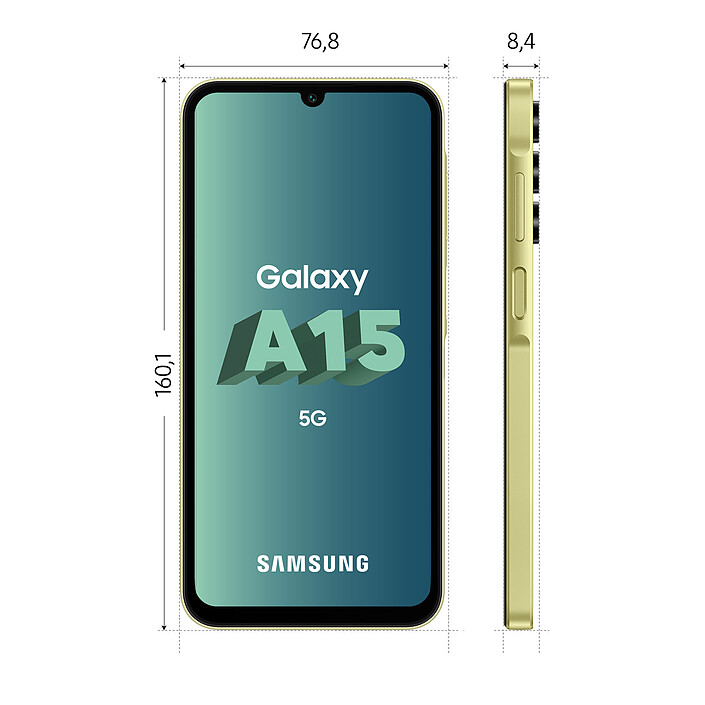 Avis Samsung Galaxy A15 5G Lime (4 Go / 128 Go) · Reconditionné