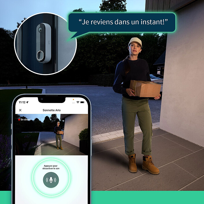 Avis Arlo Video Doorbell Essential HD