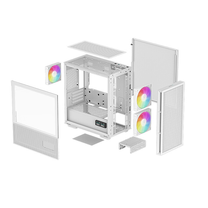 DeepCool CH360 DIGITAL (Blanc) pas cher