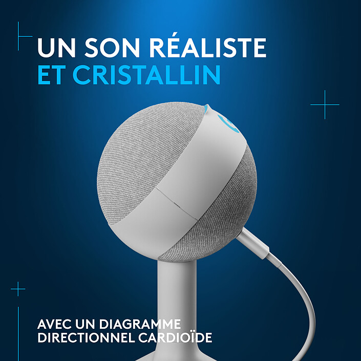 Avis Logitech G Yeti Orb (Blanc)