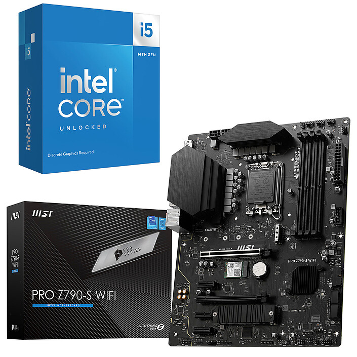 Kit Upgrade PC Intel Core i5-14600KF MSI PRO Z790-S WIFI