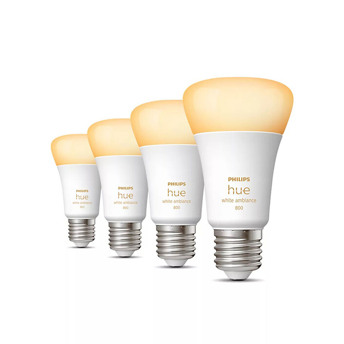 Philips Hue White E27 A60 9 W Bluetooth x 4