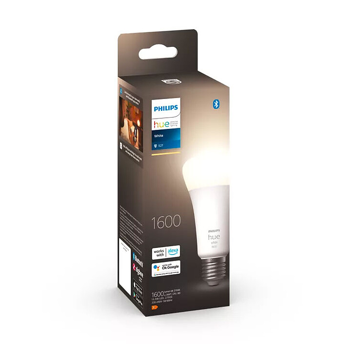 Avis Philips Hue White E27 A67 15.5 W Bluetooth x 1