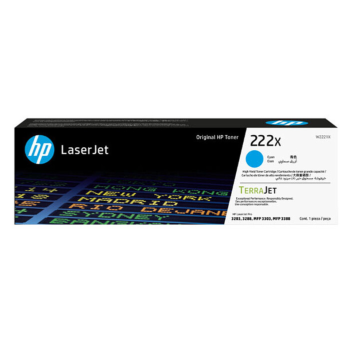 HP 222x (W2221X) - Cyan