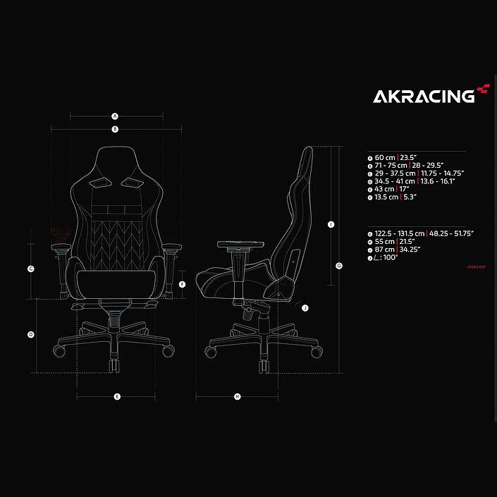 AKRacing Master Pro (noir/rouge) pas cher