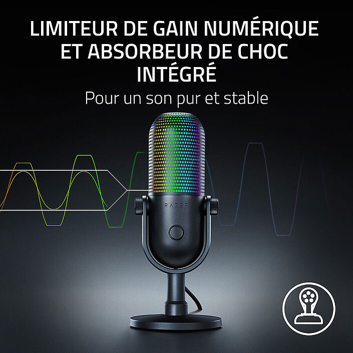 Razer Seiren V3 Chroma (Noir) pas cher