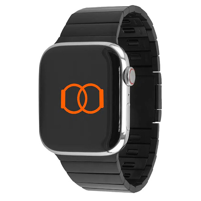 Band Band Bracelet aimanté à maillons détachables noir 45/49 mm