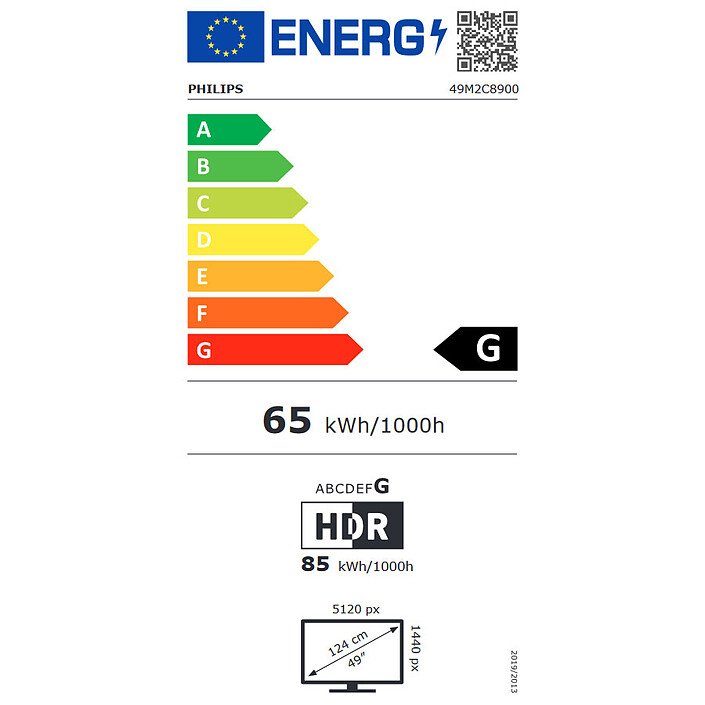 Philips 49" OLED - Evnia 49M2C8900 pas cher