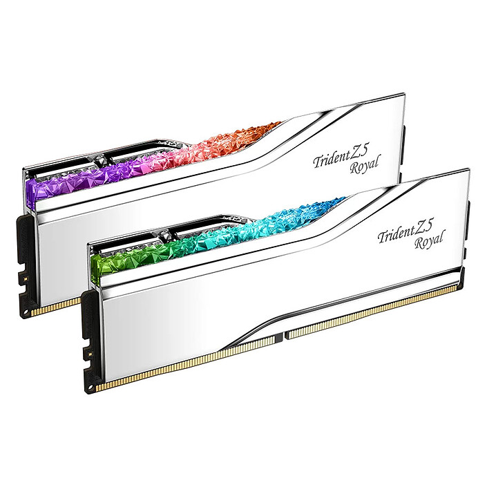 G.Skill Trident Z5 Royal 48 Go (2 x 24 Go) DDR5 8000 MHz CL40 - Argent