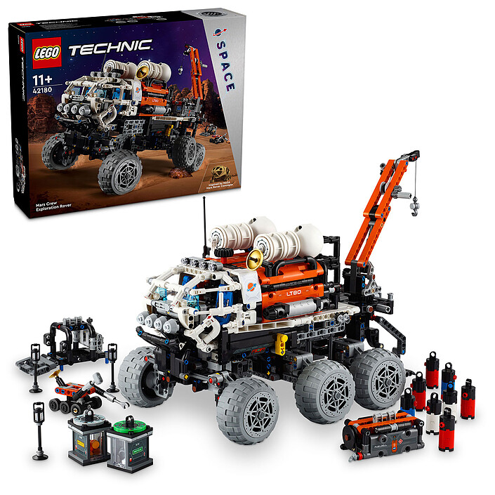 Review LEGO Technic 42180 Manned Mars Exploration Rover 
