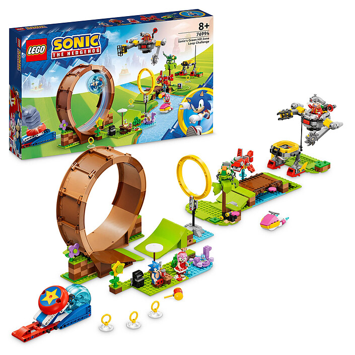 Review LEGO Sonic the Hedgehog 76994 Sonic and the Green Hill Zone Looping Challenge 