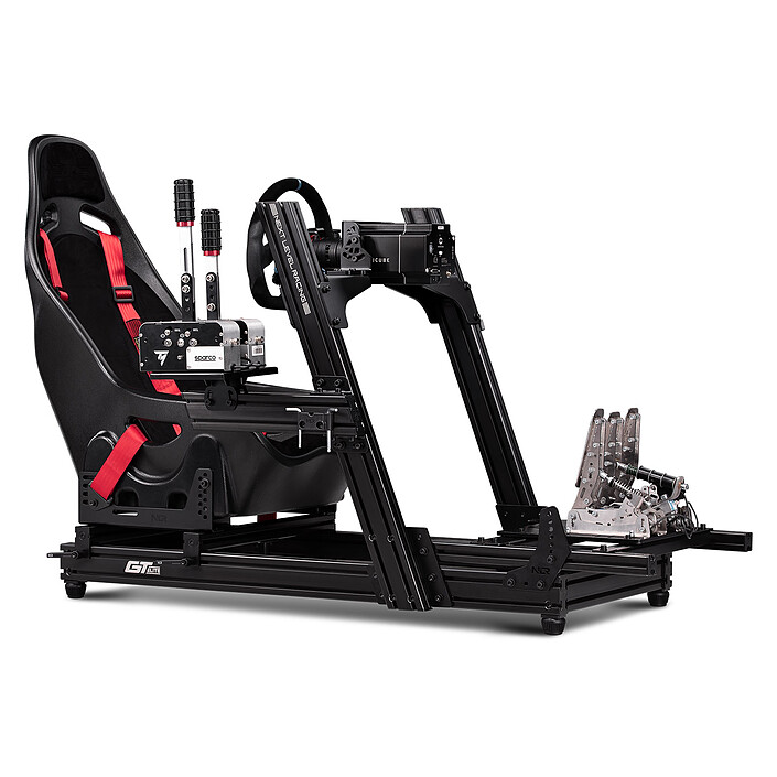 Next Level Racing GTElite Racing Simulator Cockpit Front and Side Mount Edition pas cher