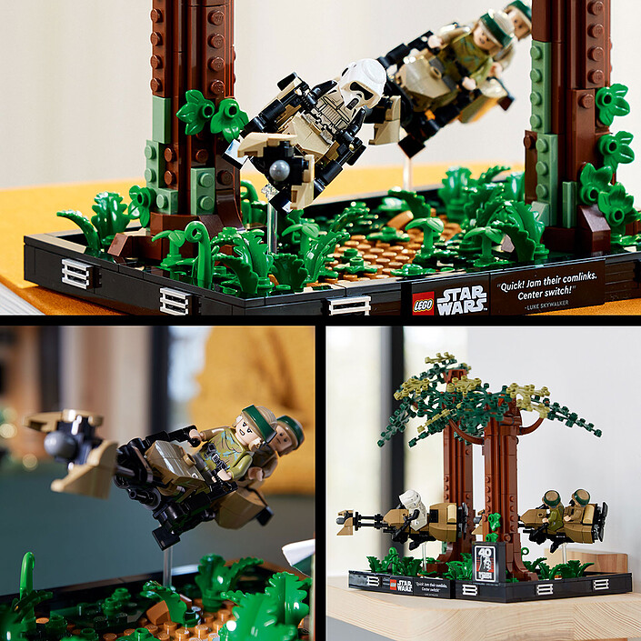 Acquista LEGO Star Wars 75353 Diorama dell'inseguimento dello Speeder di Endor 