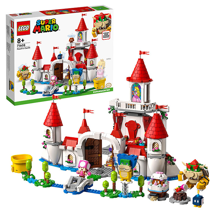 Nota LEGO Super Mario 71408 Set di espansione del castello di Peach 