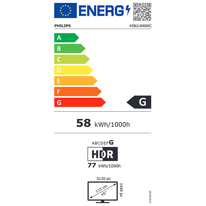 Philips 44.5" LED - 45B1U6900C pas cher
