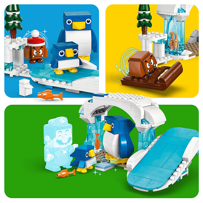 LEGO Super Mario 71430 Set de Expansión Pingüino Familia Aventura en la Nieve  a bajo precio