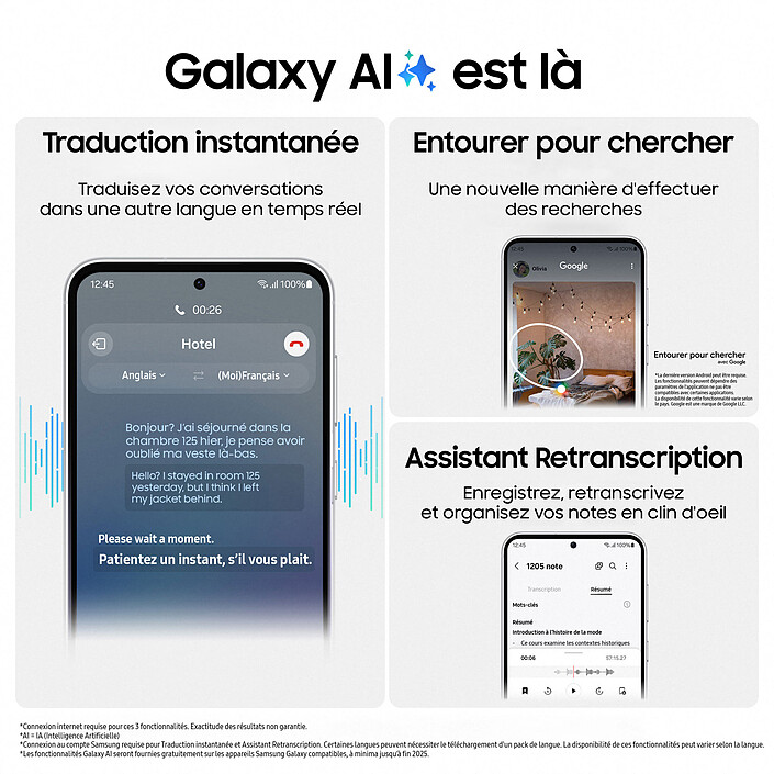 Acheter Samsung Galaxy S23 FE SM-S711B Violet (8 Go / 256 Go) · Reconditionné