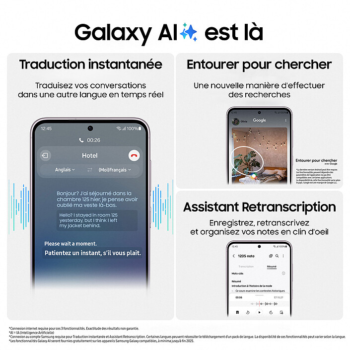 Acheter Samsung Galaxy S23 SM-S911B Lavande (8 Go / 256 Go) · Reconditionné