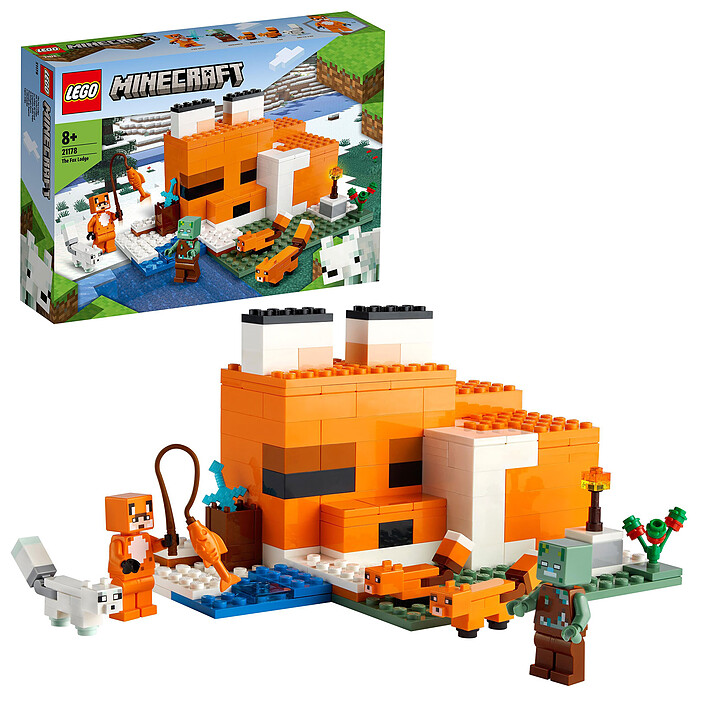 Review LEGO Minecraft 21178 The Fox Hut