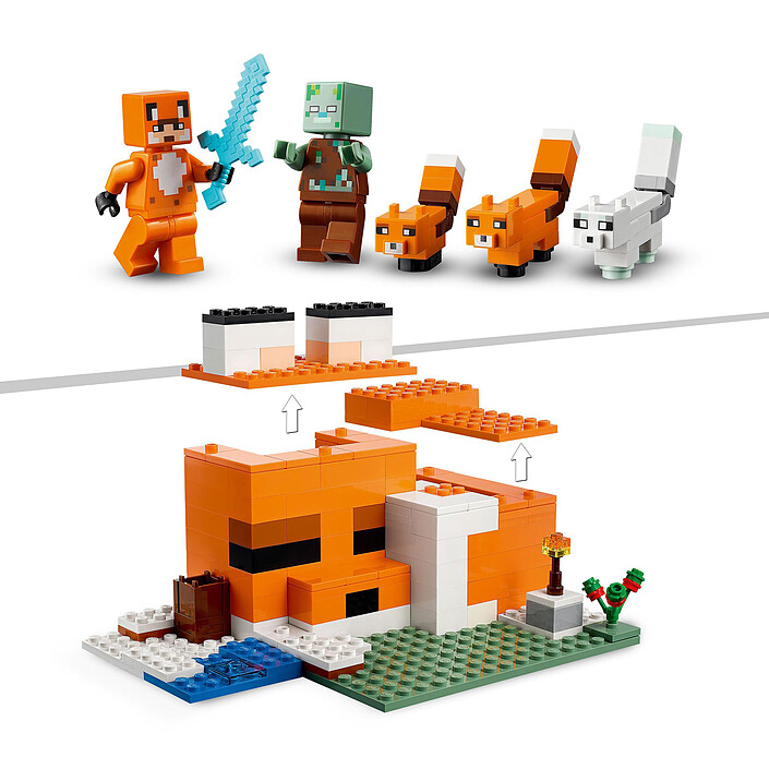 cheap LEGO Minecraft 21178 The Fox Hut