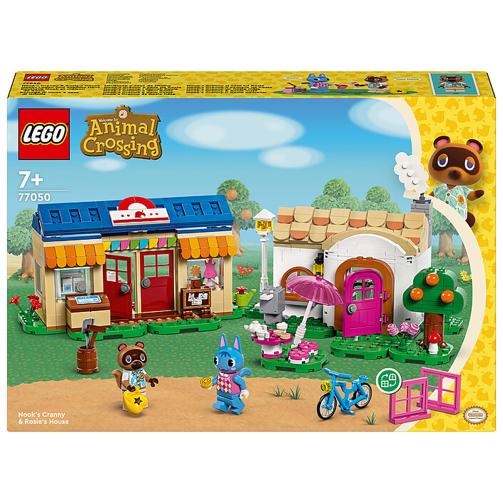LEGO Animal Crossing 77050 Boutique Nook e Casa di Rosie