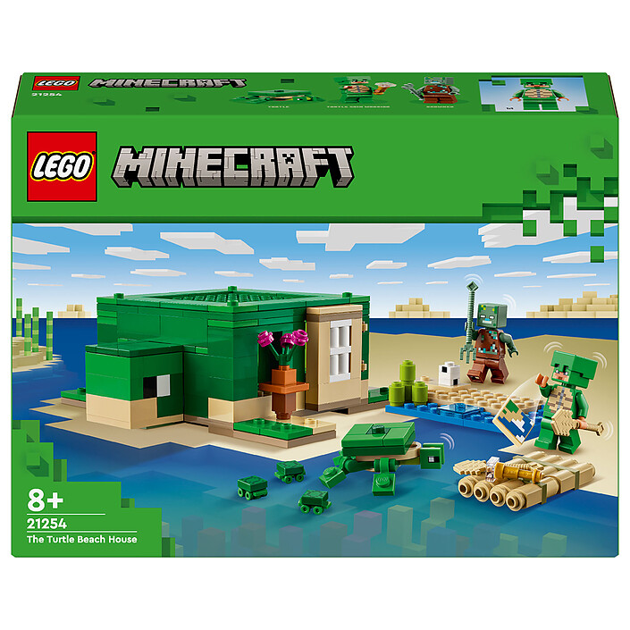 LEGO Minecraft 21254 La casa della tartaruga sulla spiaggia 