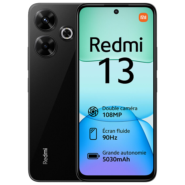 Xiaomi Redmi 13 4G Noir (8 Go / 256 Go)
