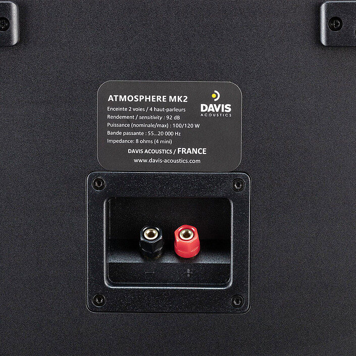 Davis Acoustics Atmosphere MK2 Noir  pas cher