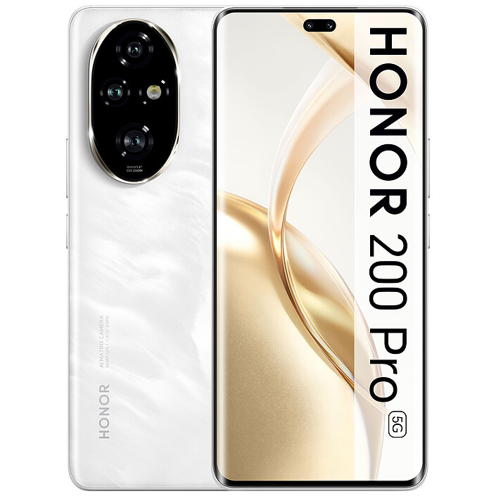 HONOR 200 Pro ホワイト 128GB Honor 200 Pro 5G White (12GB / 512GB) - Mobile phone & smartphone