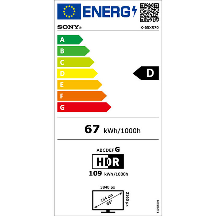 Sony 65 BRAVIA 7 (K-65XR70) economico