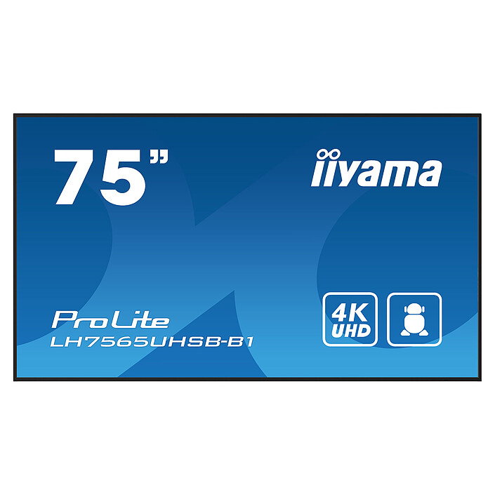 iiyama 74,5" LED - ProLite LH7565UHSB-B1