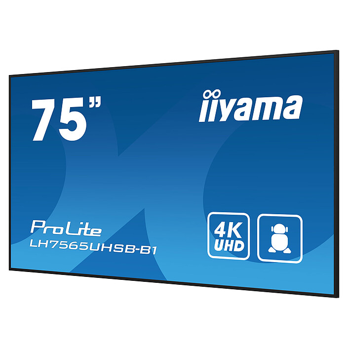Nota iiyama 74,5" LED - ProLite LH7565UHSB-B1