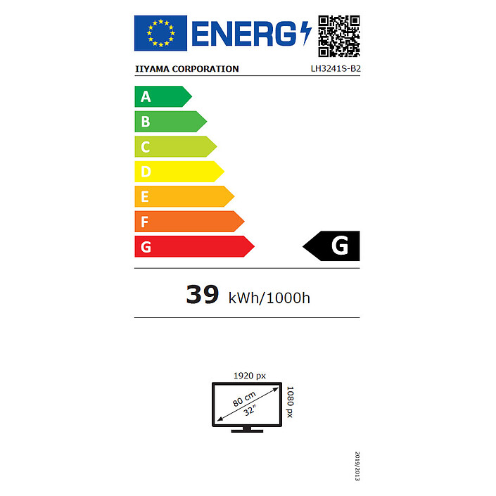 iiyama 32" LED - ProLite LH3241S-B2 pas cher