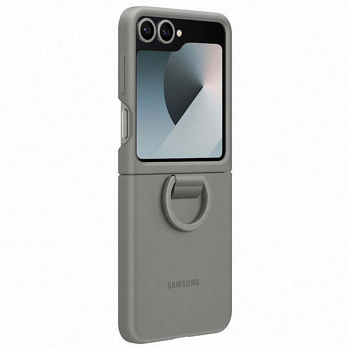 Acheter Samsung Coque Silicone Anneau Gris Galaxy Z Flip 6