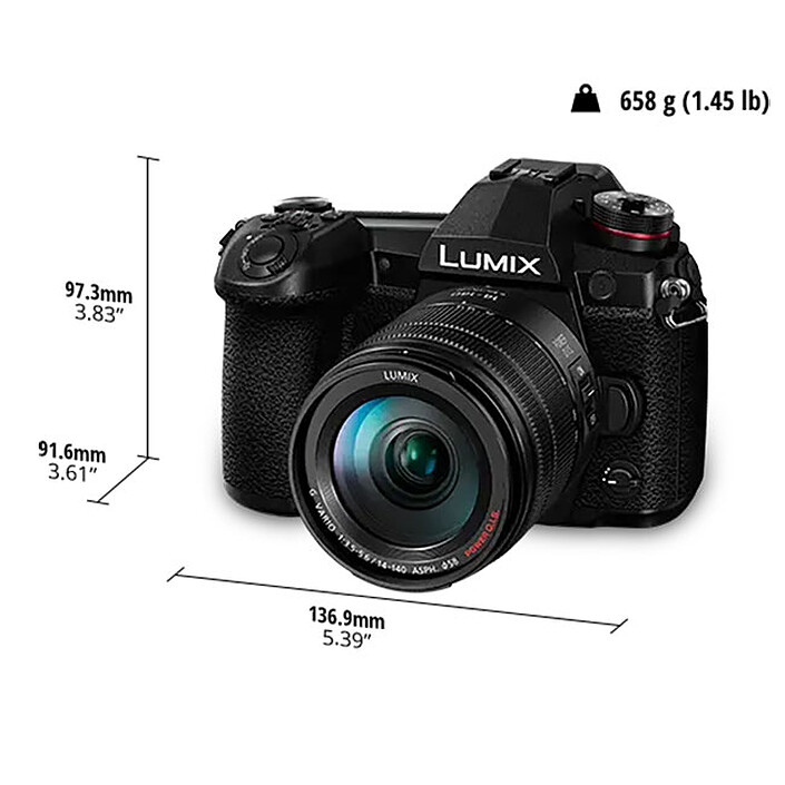 cheap Panasonic DC-G9 + Lumix G Vario 14-140 mm
