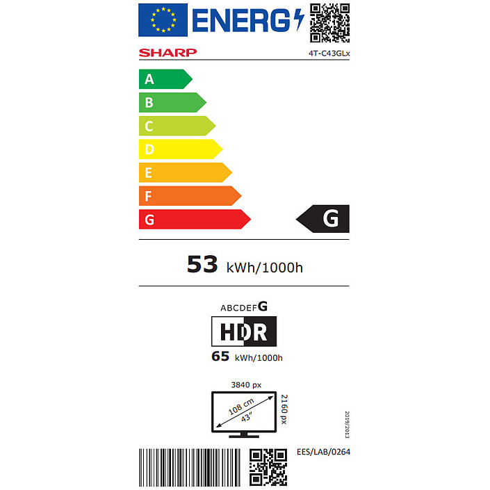 Sharp 43GL4260E a bajo precio